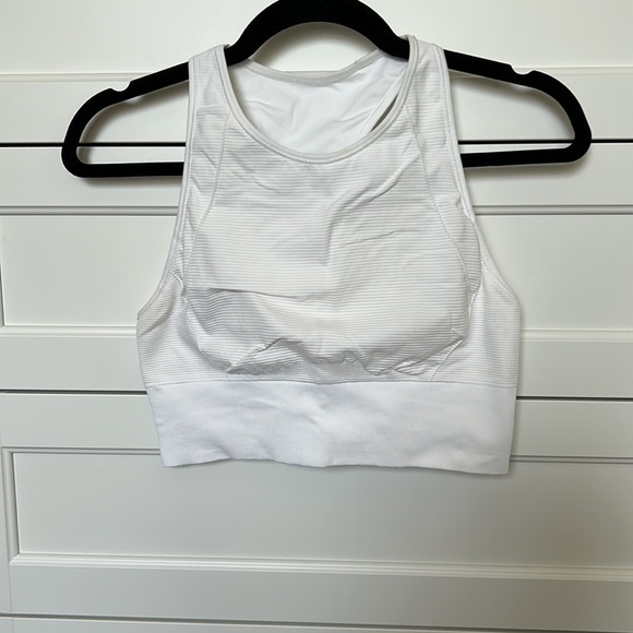 Lululemon Ebb to Train Sports Bra - size 8 - White/color changing in UV - Picture 5 of 7